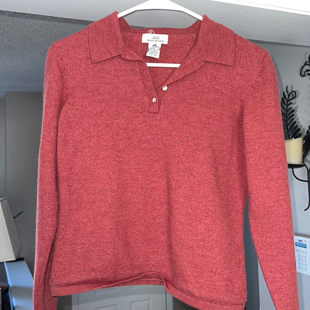 vintage Brooks Brothers wool sweater